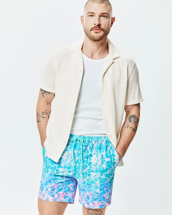 MENS ACHILLE CROCHET SHIRT view 1