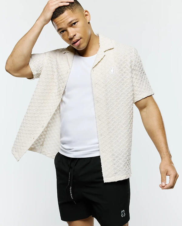 MENS ELI CROCHET SHIRT view 1