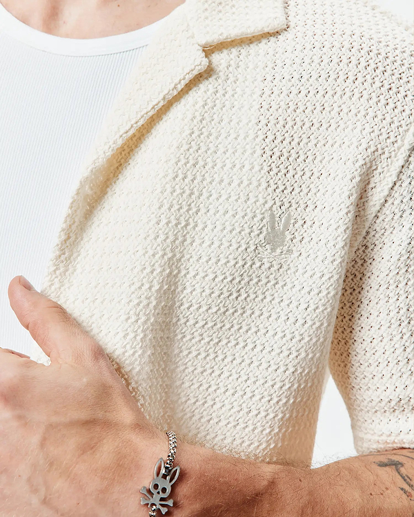 MENS ACHILLE CROCHET SHIRT view 2