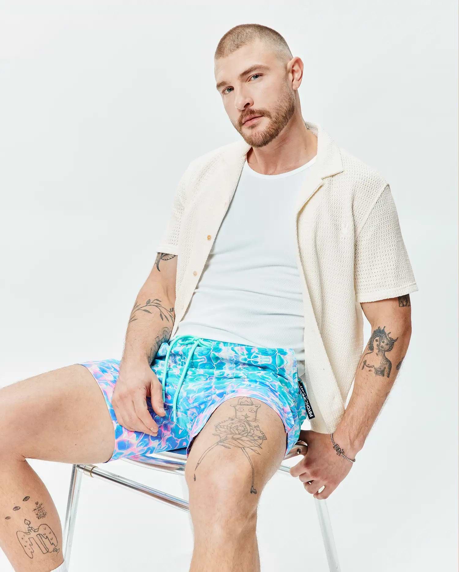 MENS ACHILLE CROCHET SHIRT - MT0300169