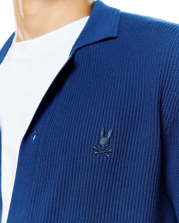 MENS YANN KNIT CAMP SHIRT view 2