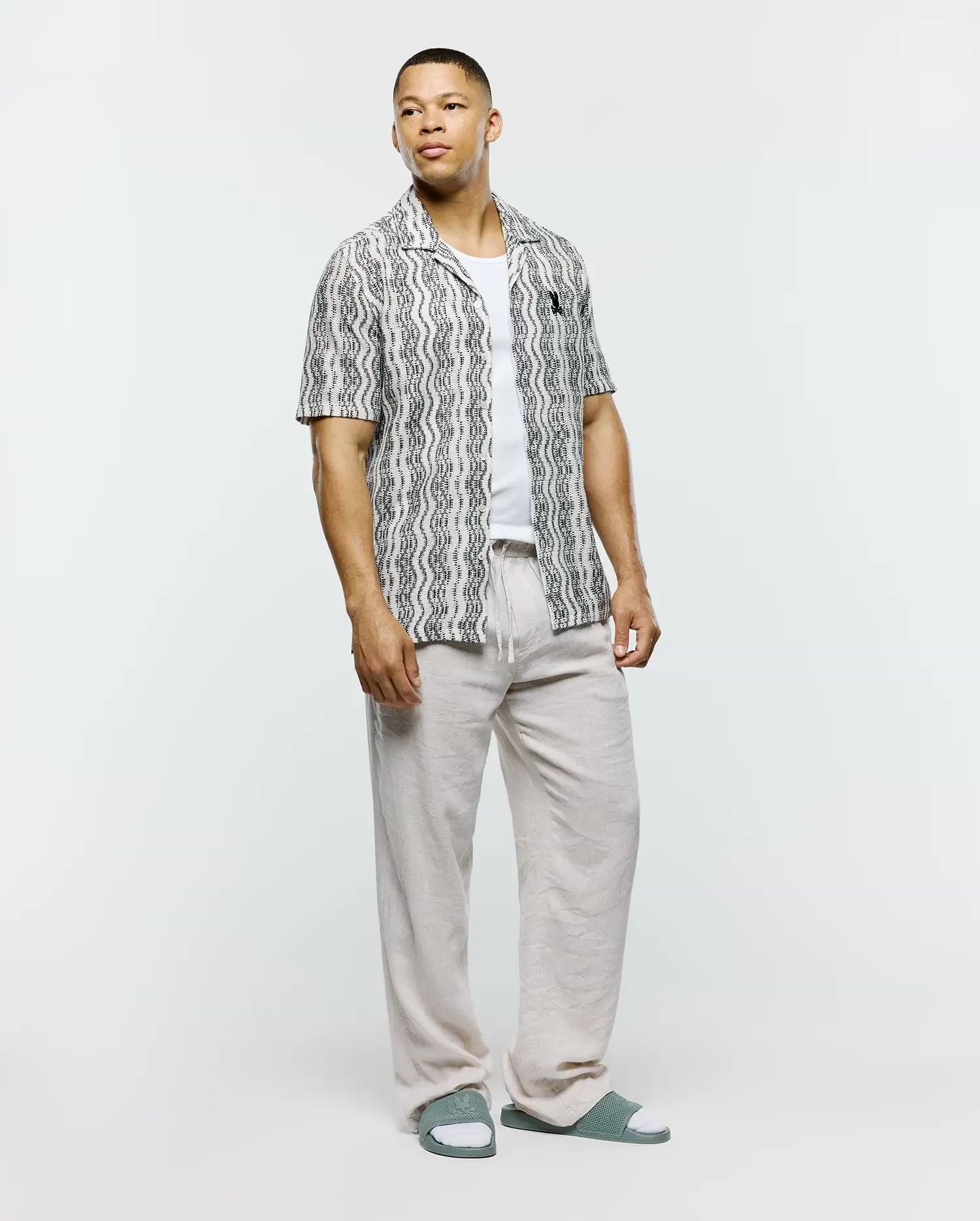 MENS DAVE CROCHET SHIRT vista 4