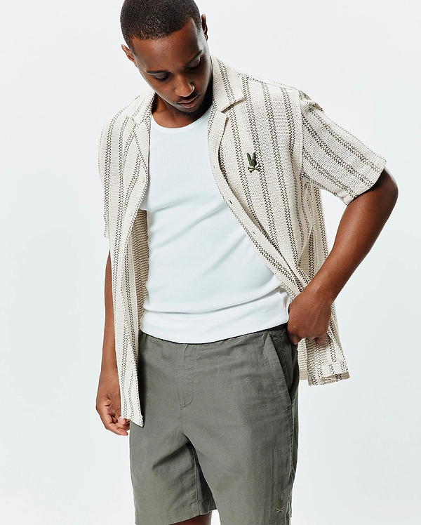 MENS TATUM CROCHET SHIRT view 1