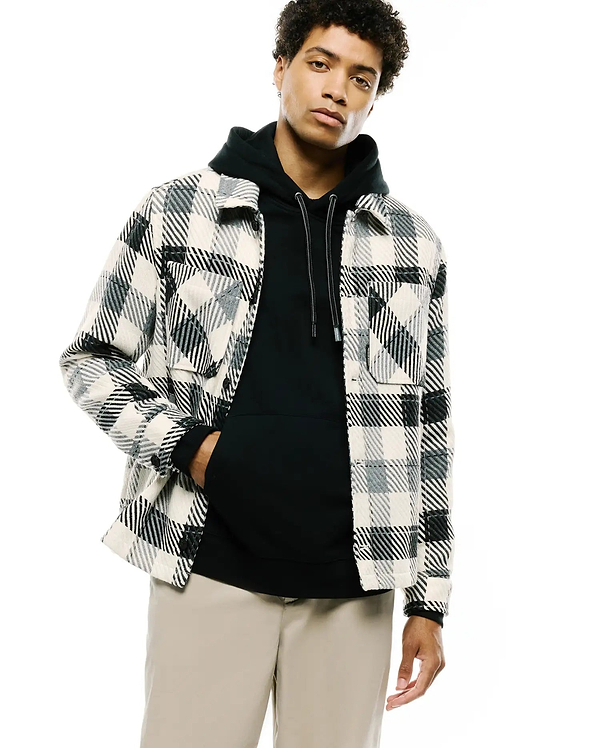 KESSLER OVERSIZED PLAID OVERSHIRT view 2