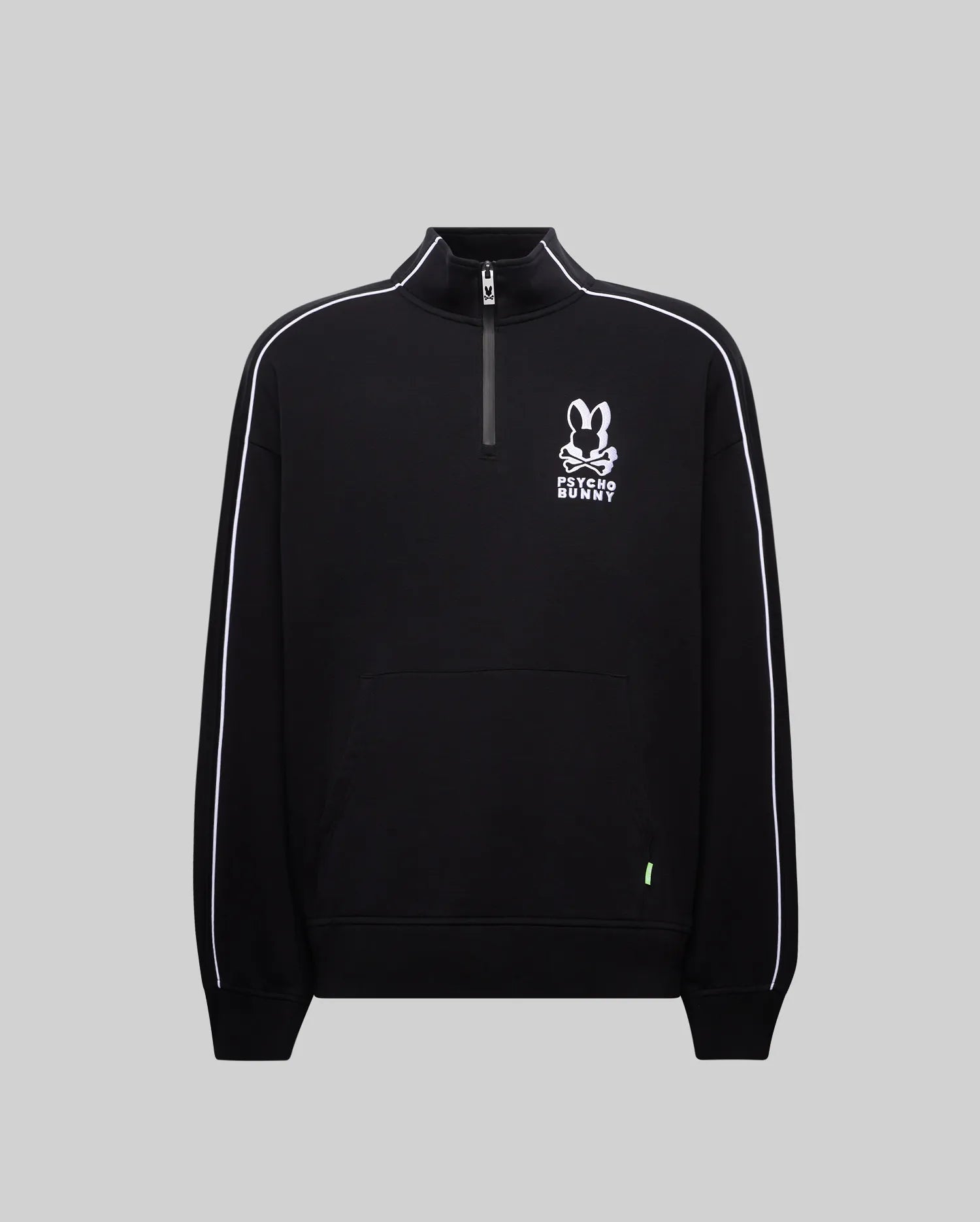 Men's Toby 1/4 Zip in Black | Psycho Bunny