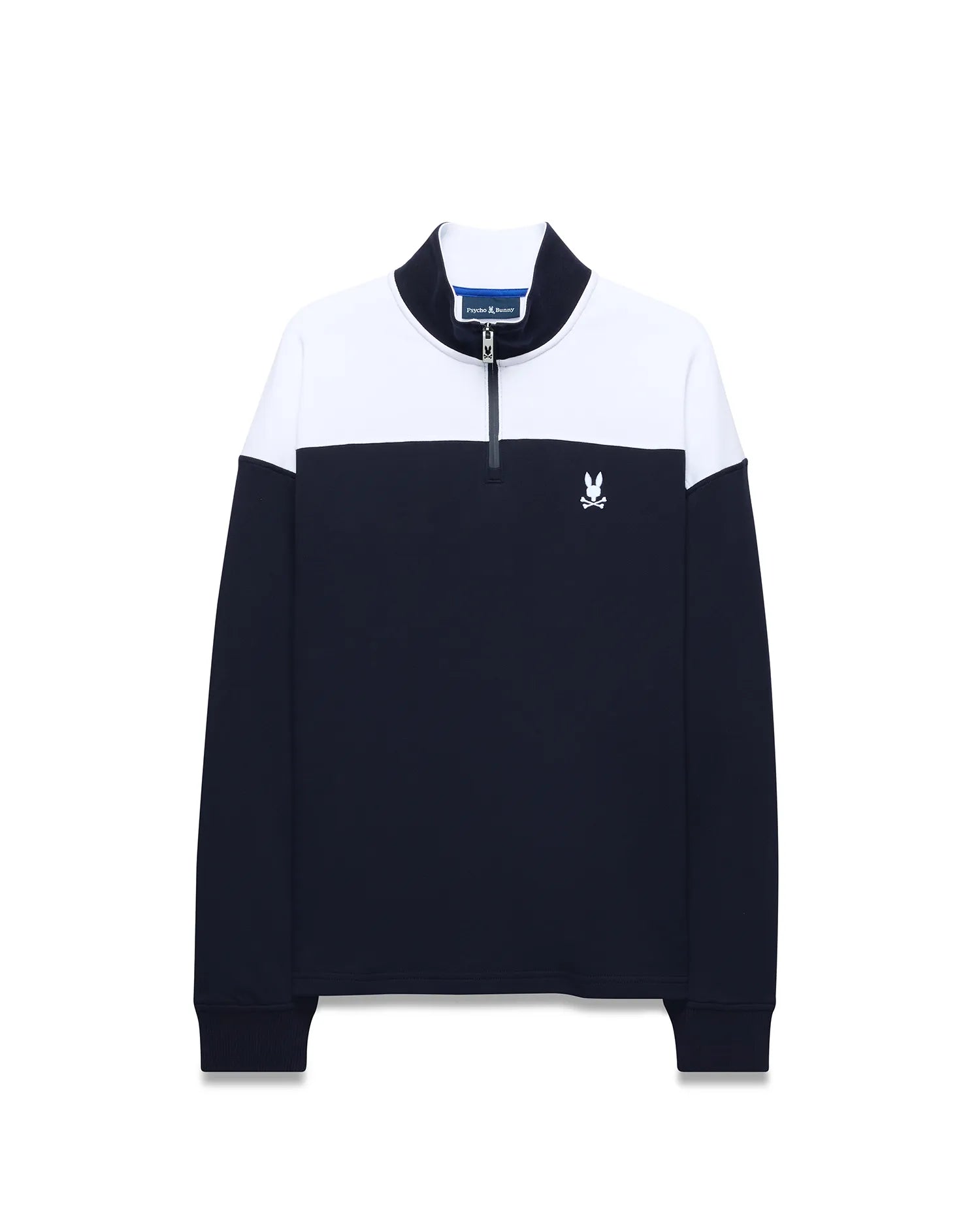 Men's Gabe French Terry Sweatshirt in Navy | Psycho Bunny