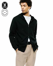 MENS MARC TEXTURED FULL ZIP HOODIE view 1