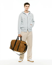 MENS MARC TEXTURED FULL ZIP HOODIE view 4