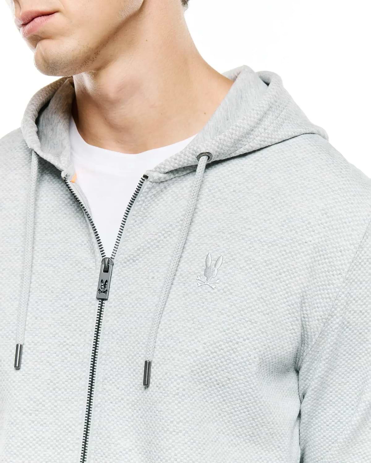MENS MARC TEXTURED FULL ZIP HOODIE view 5