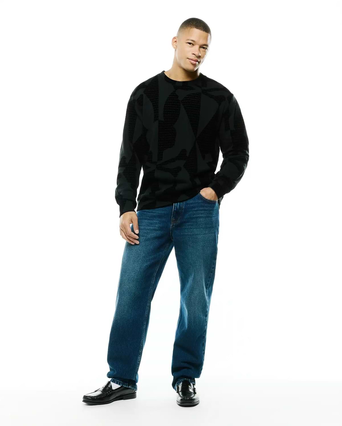 MEN'S ANGUS OVERSIZED CREWNECK view 4