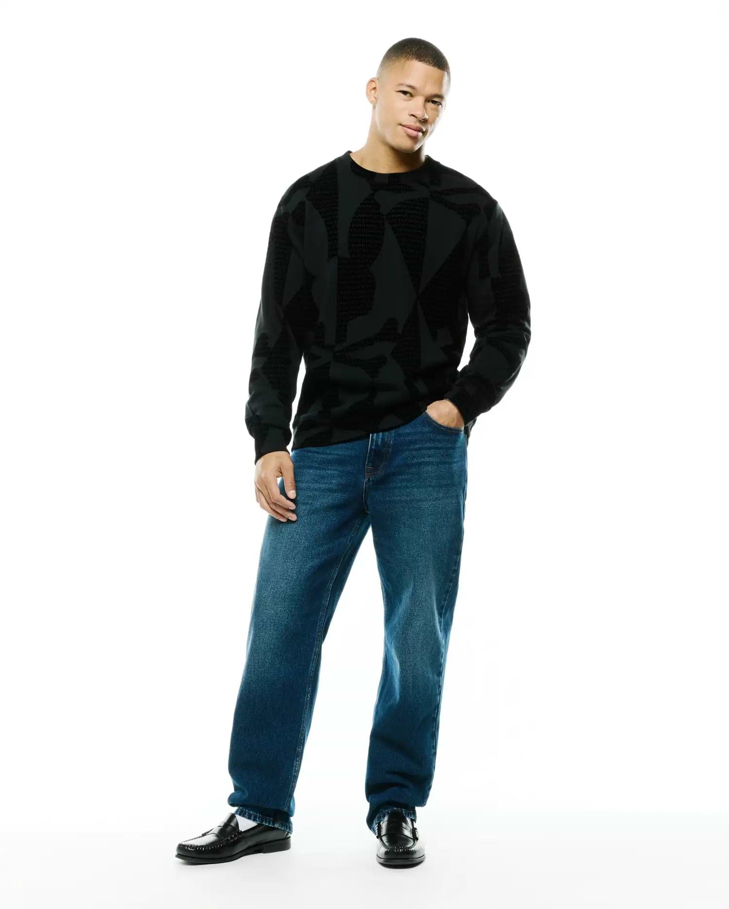MEN'S ANGUS OVERSIZED CREWNECK view 4