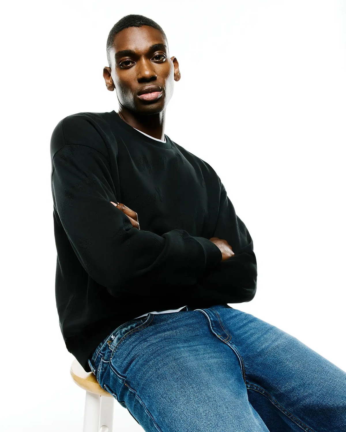 MEN'S CEDRICK JACQUARD SWEATSHIRT view 3