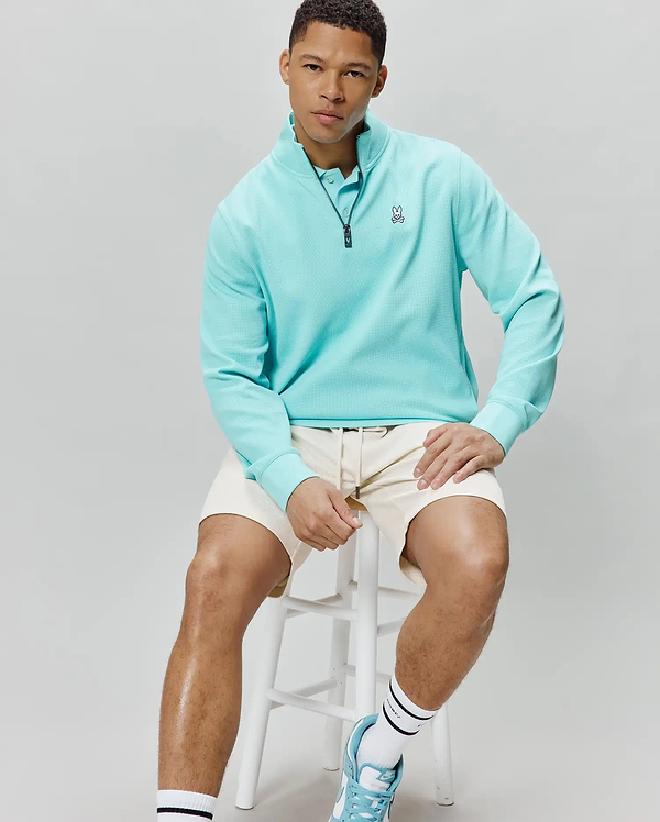 MENS MAXTON WAFFLE 1/4 ZIP view 1