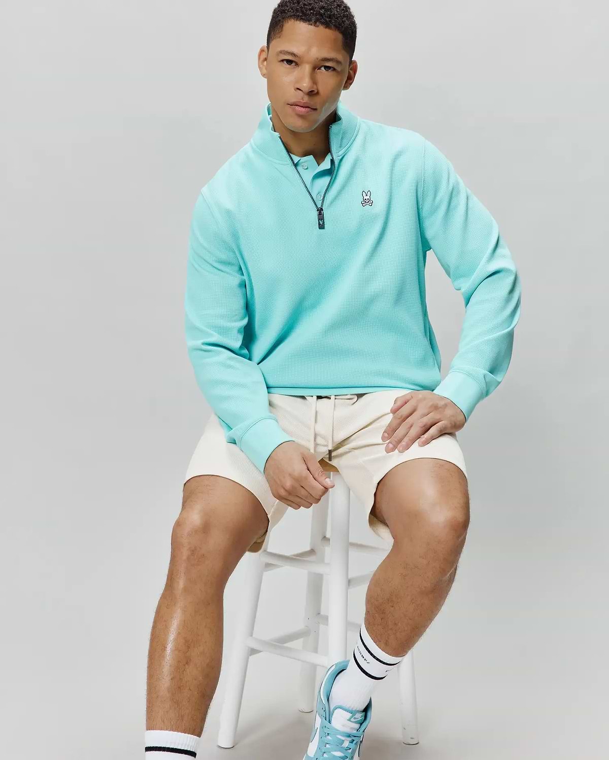 MENS MAXTON WAFFLE 1/4 ZIP - MT0500253