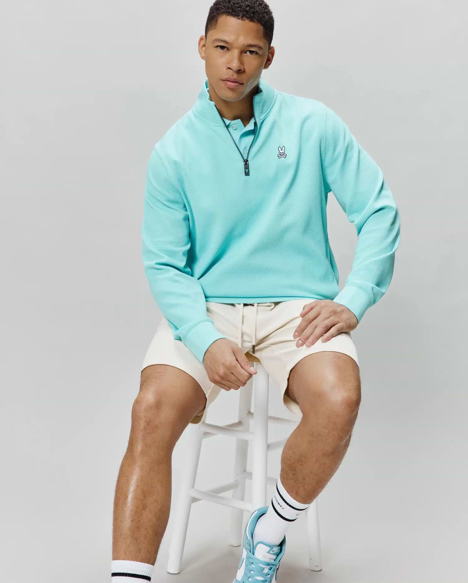 MENS MAXTON WAFFLE 1/4 ZIP - MT0500253