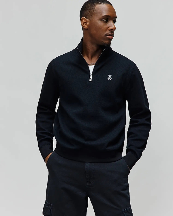 MENS MAXTON WAFFLE 1/4 ZIP view 1
