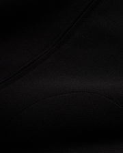 Men's Jacques Pique Track Jacket, a premium black garment crafted from a distinctive pique knit fabric, showcasing its refined texture and precise stitching for a sophisticated streetwear aesthetic. (6)
