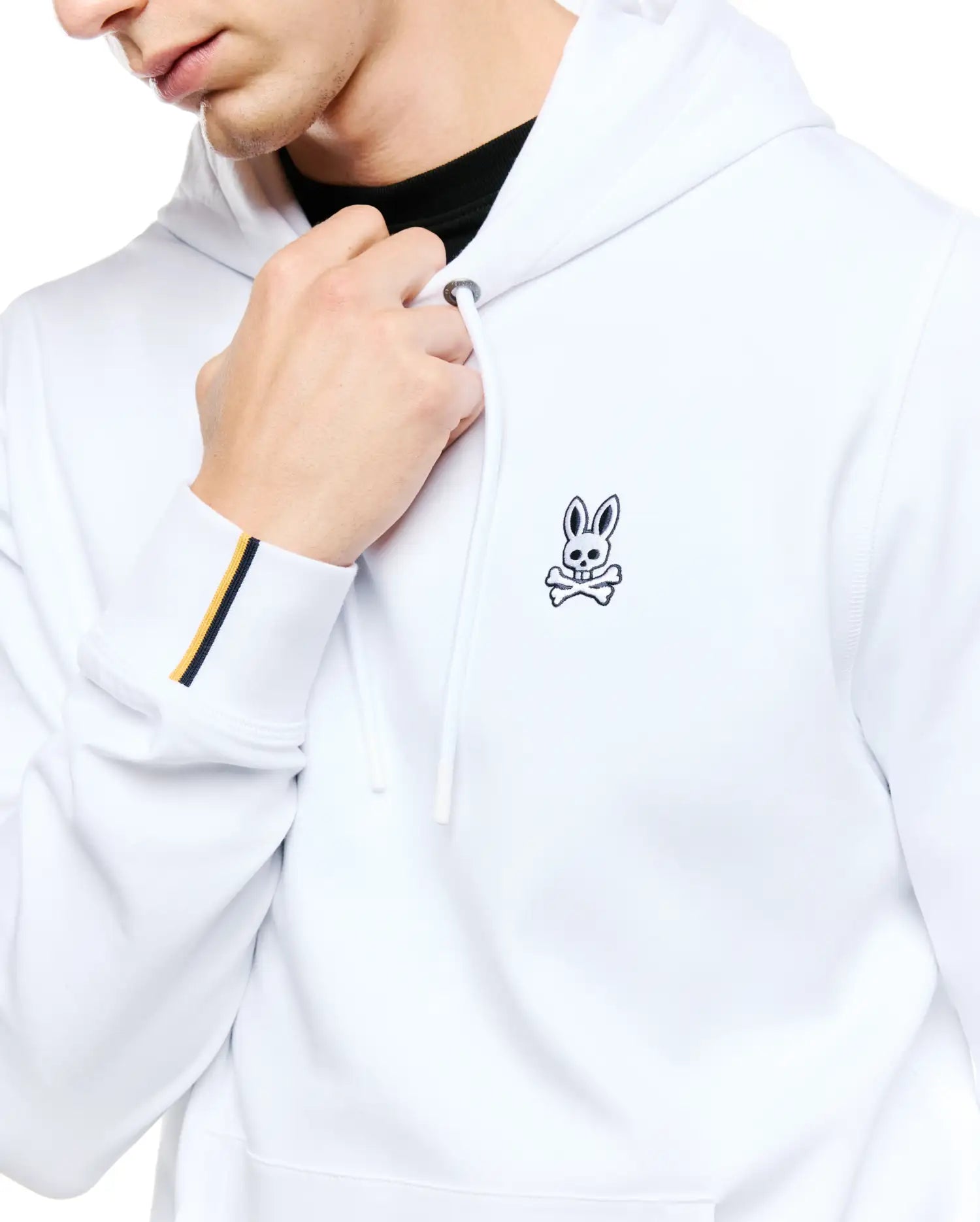 Men's Lex Fleece Hoodie in Navy | Psycho Bunny