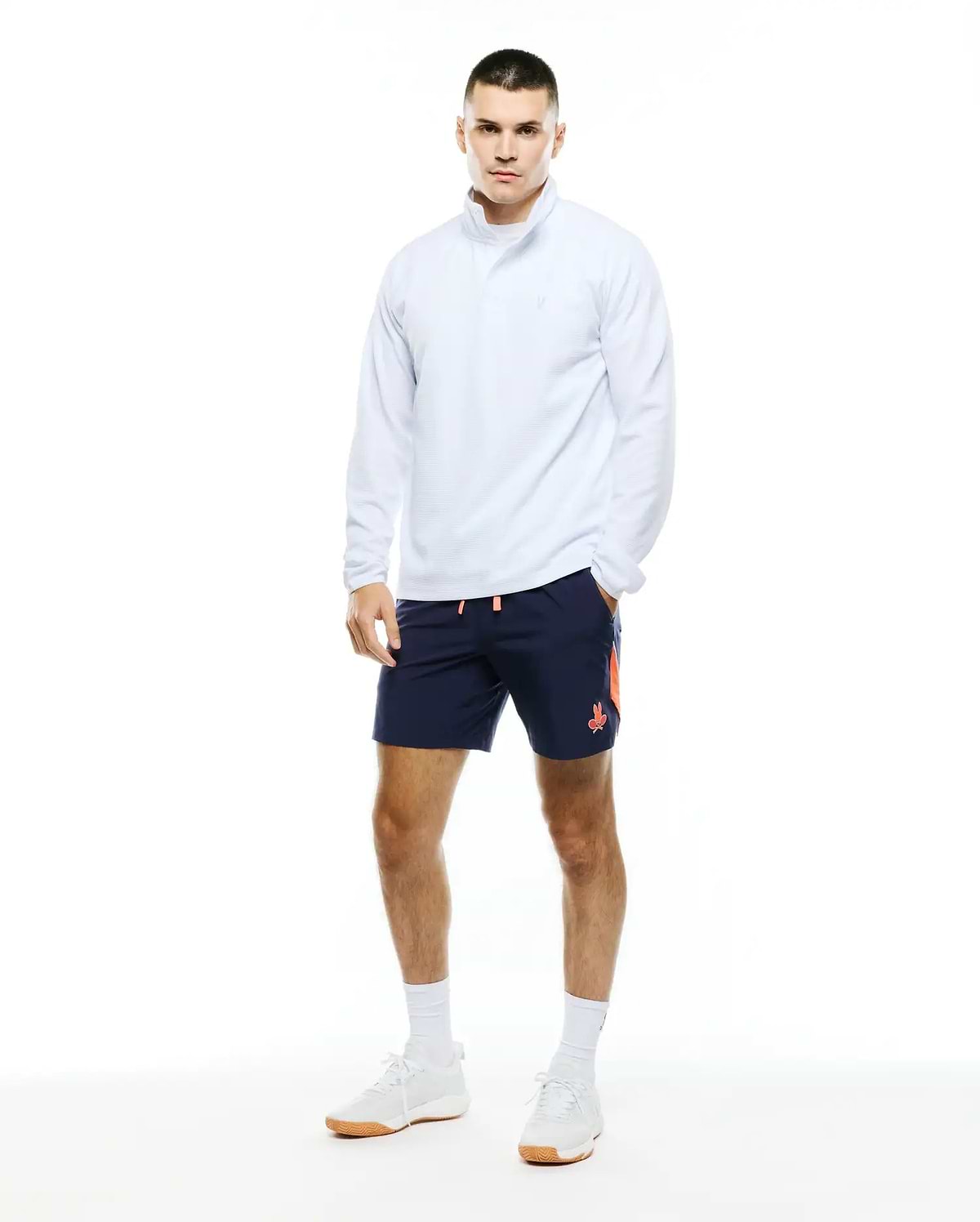 MEN'S TOMAS WAFFLE MOCK NECK FLEECE view 1