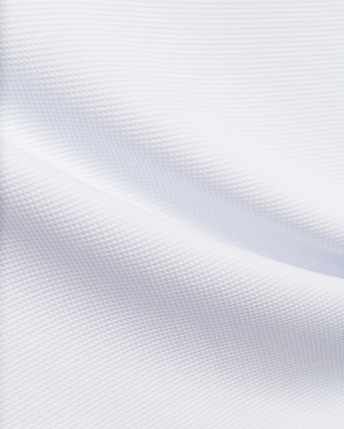Mens Tomas Waffle 1/4 Zip in crisp white, featuring a distinct, textured waffle knit fabric for premium comfort and refined streetwear style. (6)