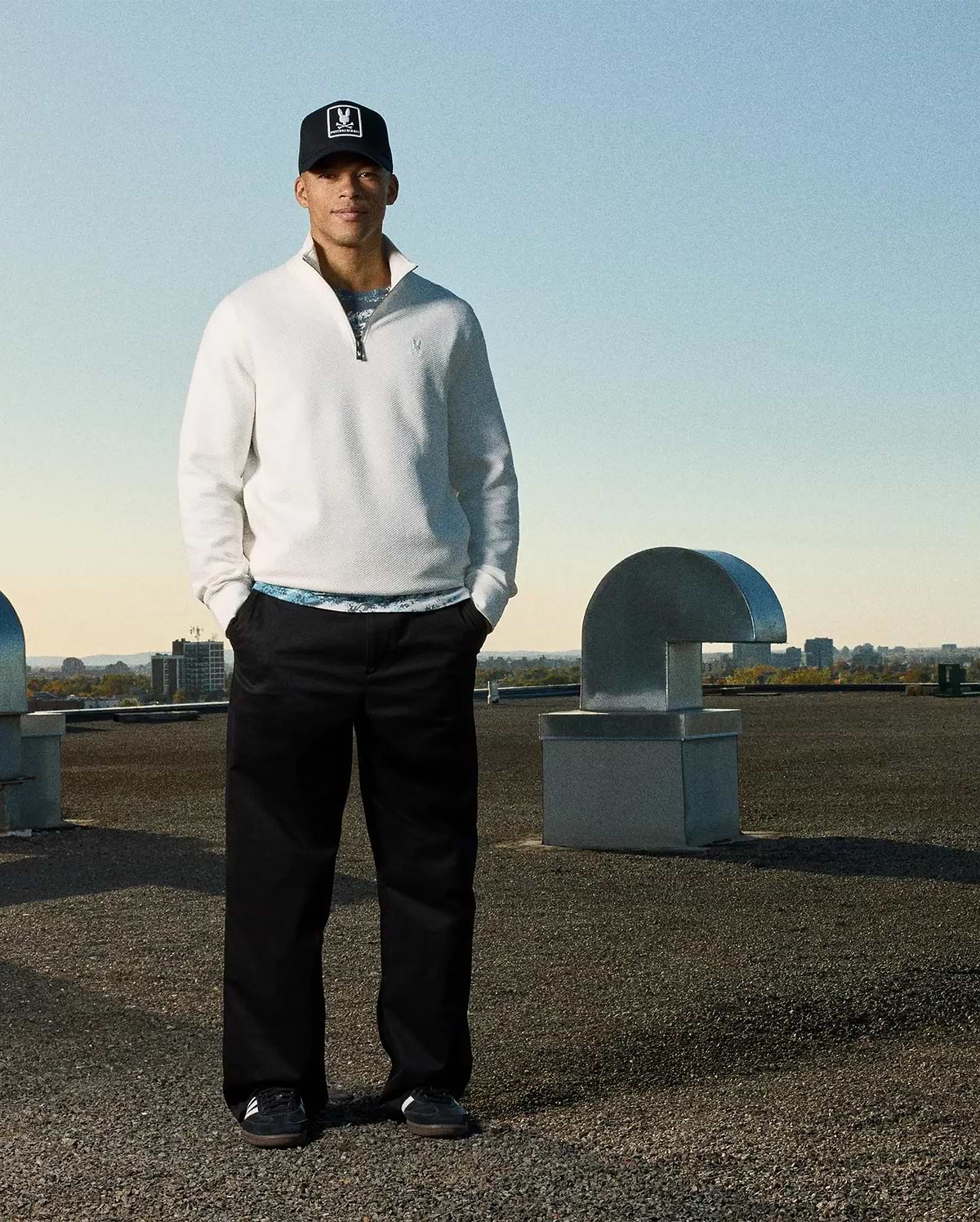 MENS MARC QUARTER-ZIP SWEATSHIRT view 1