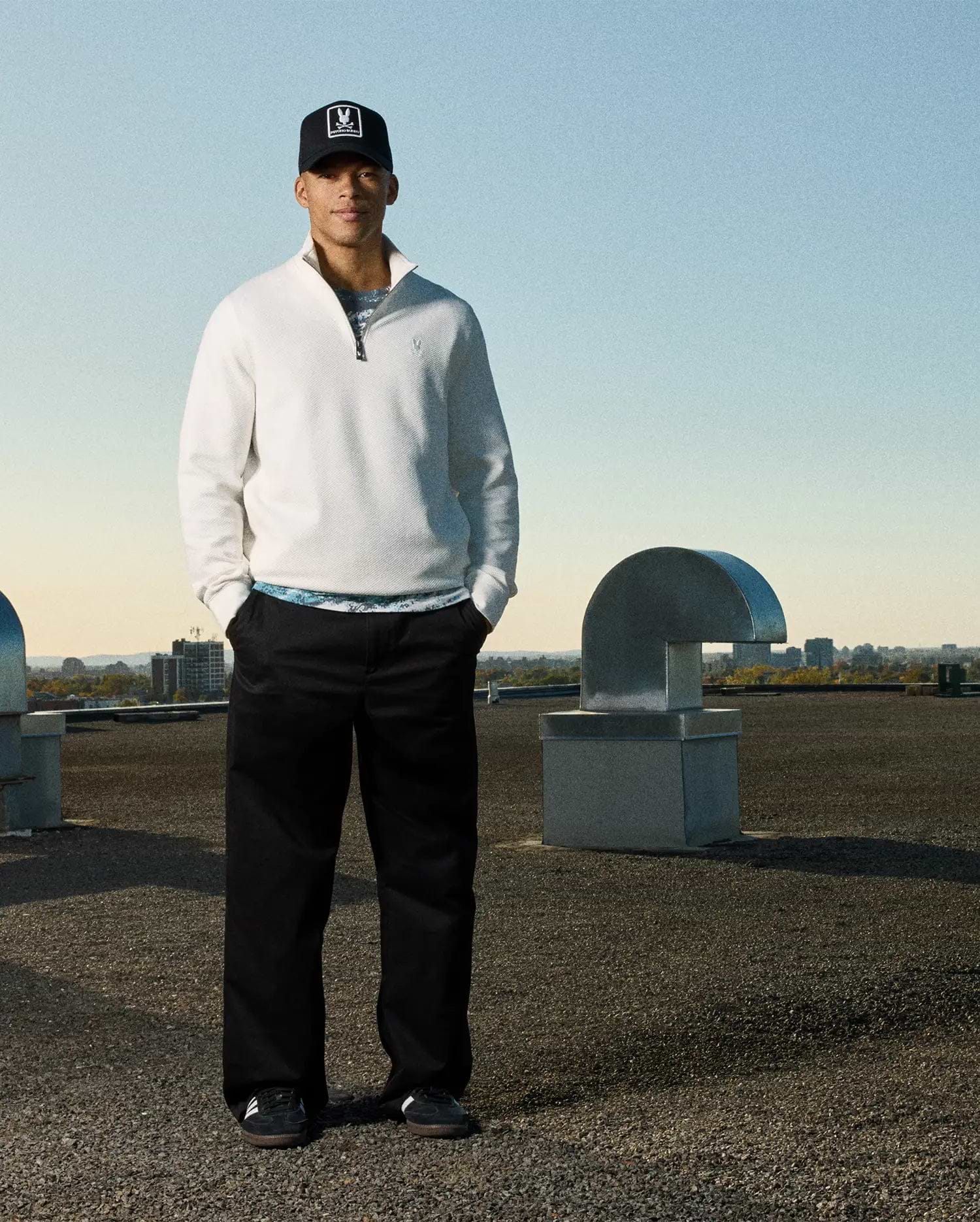 MENS MARC QUARTER-ZIP SWEATSHIRT view 1