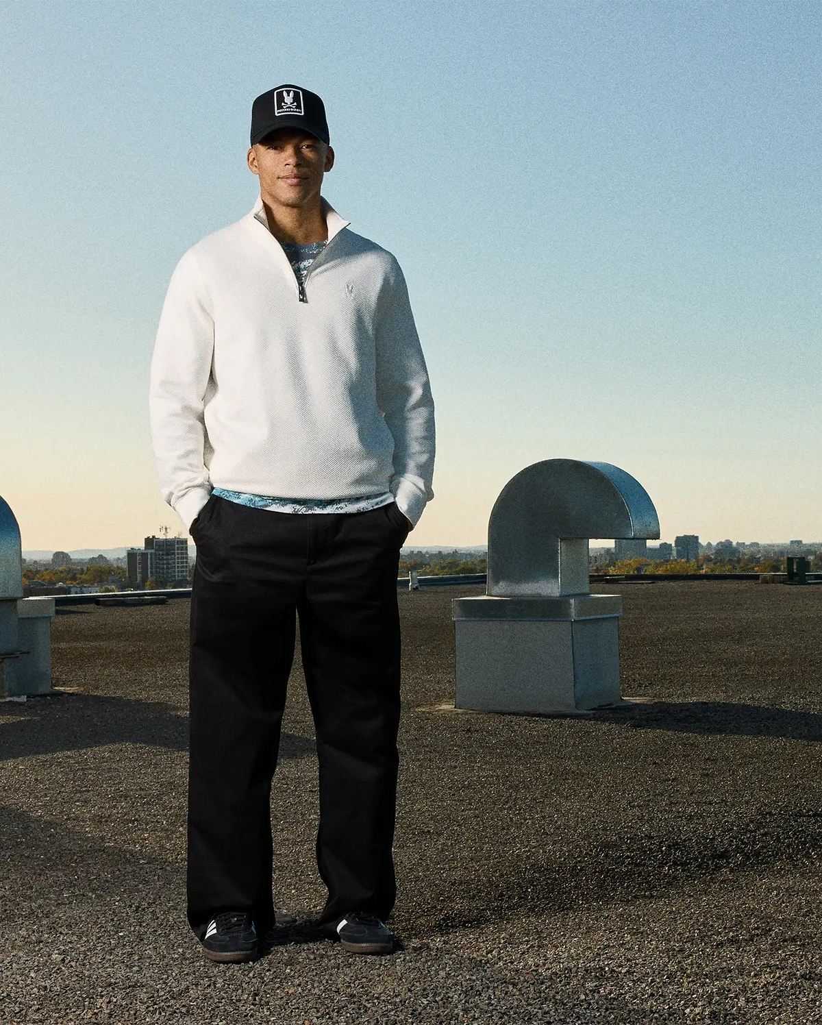 MENS MARC QUARTER-ZIP SWEATSHIRT view 1