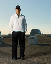 MENS MARC QUARTER-ZIP SWEATSHIRT view 1