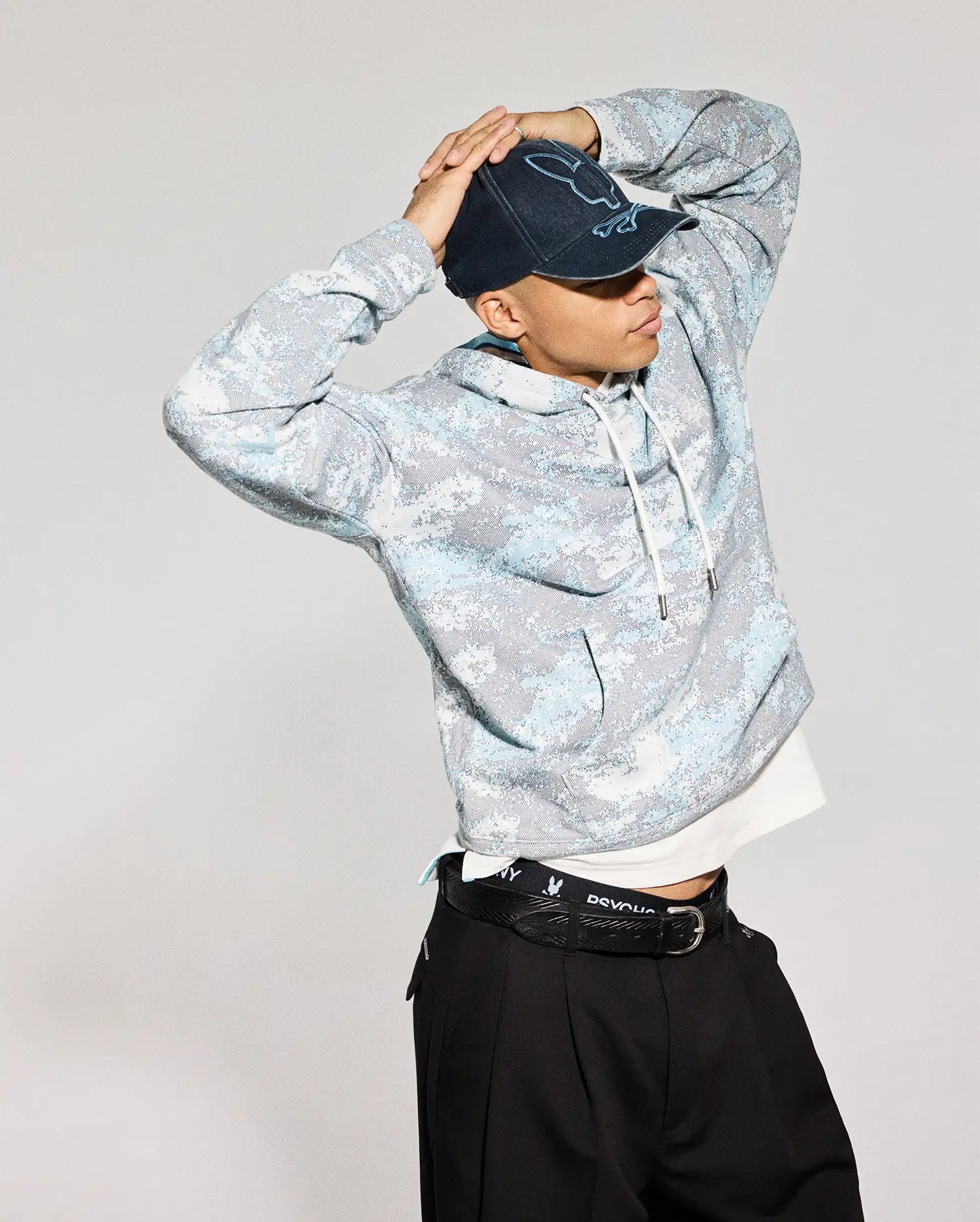 MEN'S ALFIE ALL-OVER PRINT HOODIE view 1
