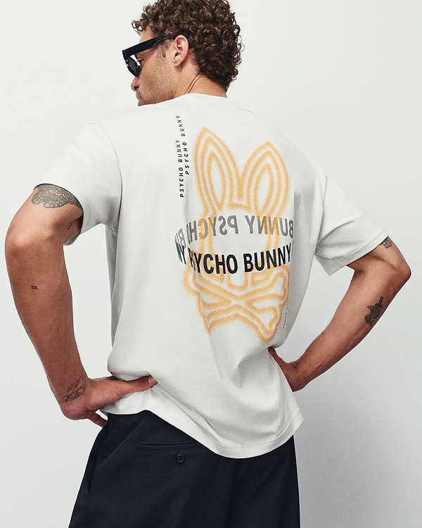 MENS ALEX PIMA COTTON BACK GRAPHIC TEE - MT0200372