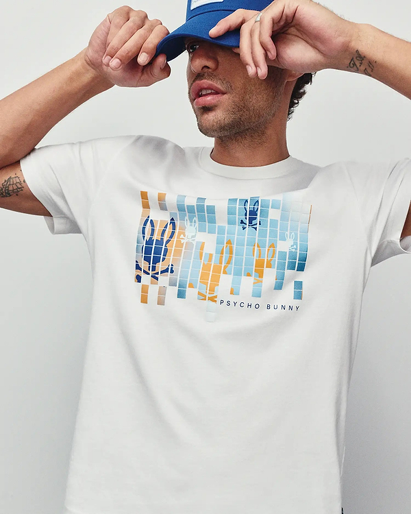 MENS ZANDER PIMA COTTON GRAPHIC TEE view 2