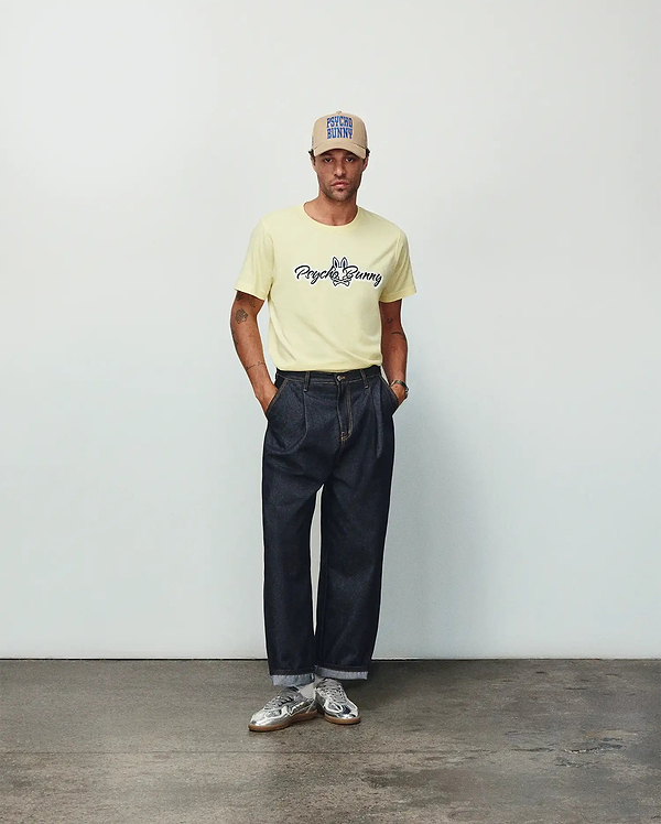 MENS JAYDON PIMA COTTON LOGO TEE view 2