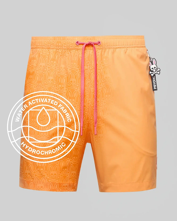 MENS SAMOS HYDROCHROMIC PRINTED SWIM TRUNK 6" view 1