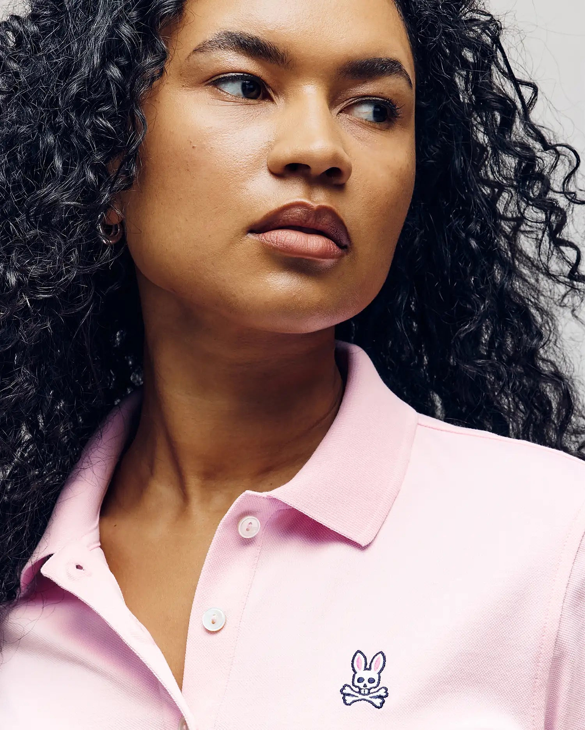 Womens Pink Pique Polo | Psycho Bunny