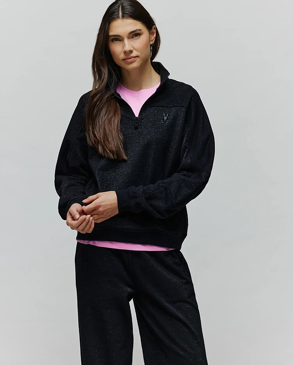 WOMENS JULES LUREX 1/4 ZIP PULLOVER view 1