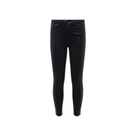 The Margot Coated Cropped Skinny Jean is displayed on a white background, shown from the front with visible pockets and belt loops.