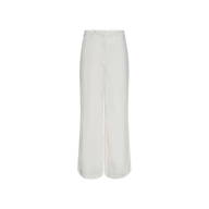 The Amara Linen Wide-Leg Pant, featuring a high-rise silhouette with front button and zip closure, front pockets, and a relaxed fit, is displayed against a plain white background.