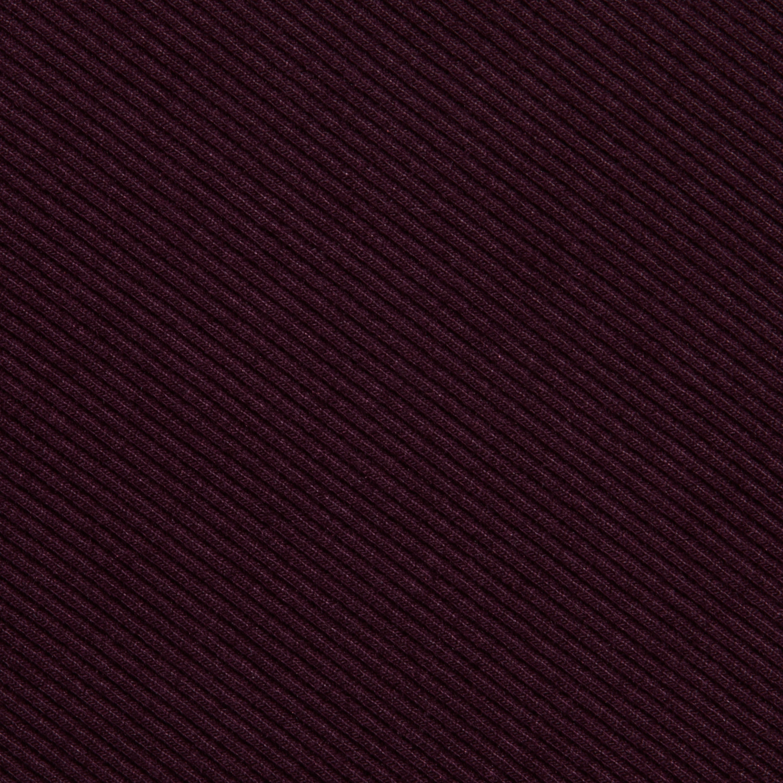 Close-up of the Elara Scoopneck Bodysuit in dark maroon stretch cotton modal fabric, featuring a diagonal ribbed texture with fine lines and a soft, woven look.