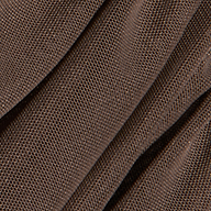 Close-up of folded brown textured fabric with a fine, grid-like weave pattern, casting soft shadows and subtle highlights across the material—a detail that would add depth to the Anya Shirred Dress or enhance its form-hugging silhouette.