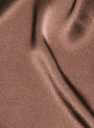 Crafted from shimmery rose gold fabric with visible folds and a soft, smooth texture that reflects light to create elegant highlights and shadows, the Sayla Silk Gown is perfect for an event-ready look that channels vintage glamour.