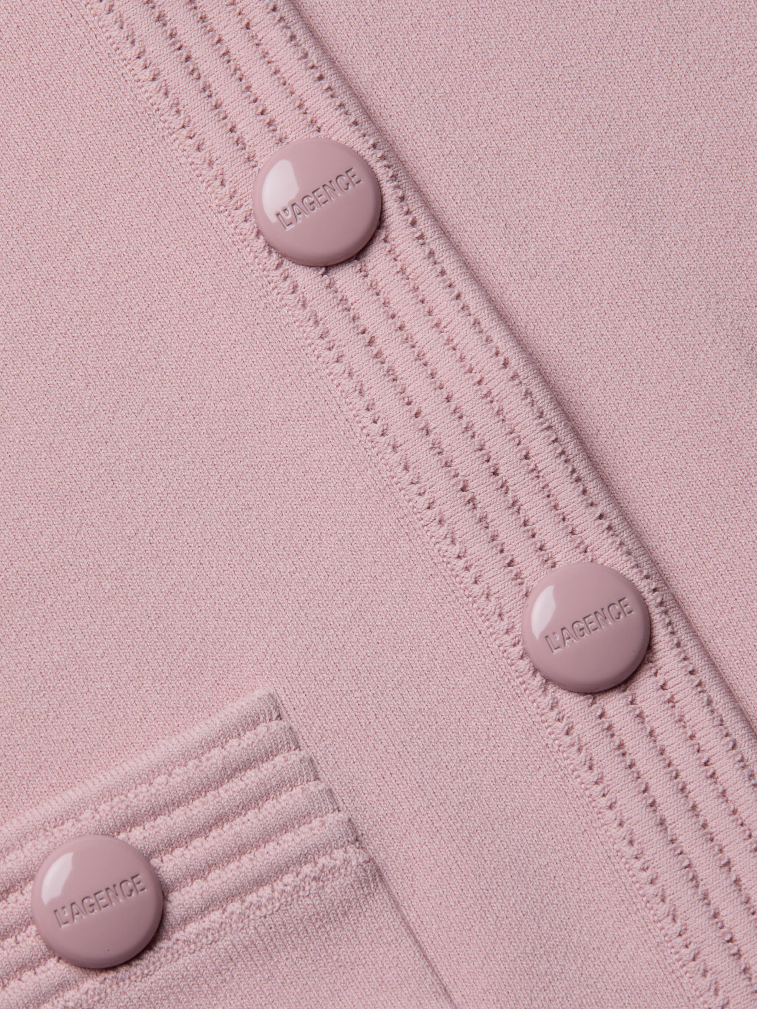 【値下げ中】Charmy collar top (RosePink) Patsy Cropped Cardigan in Misty Rose | L'AGENCE