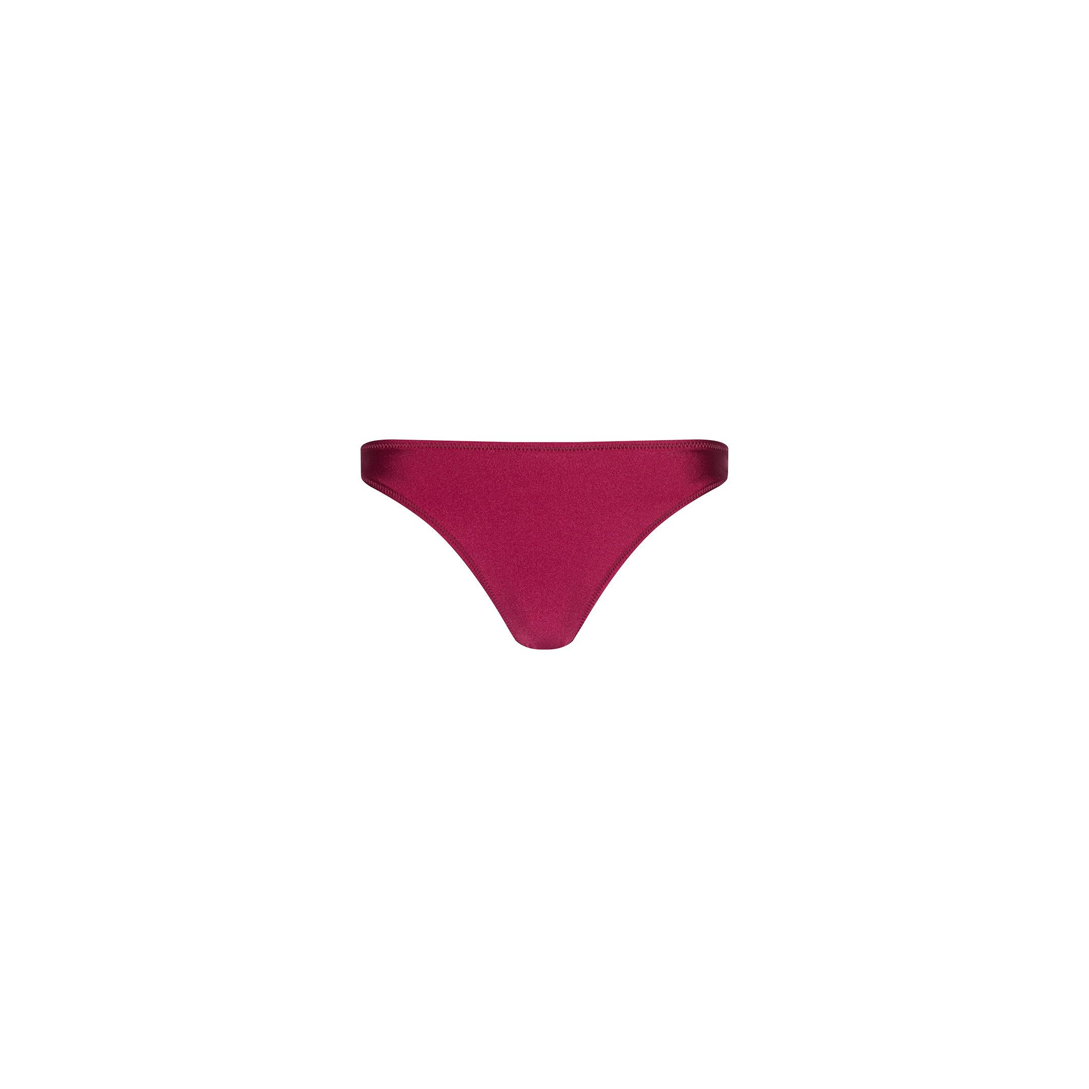 Nicole Bikini Bottom, a true swim essential in black cherry, displayed on a white background.