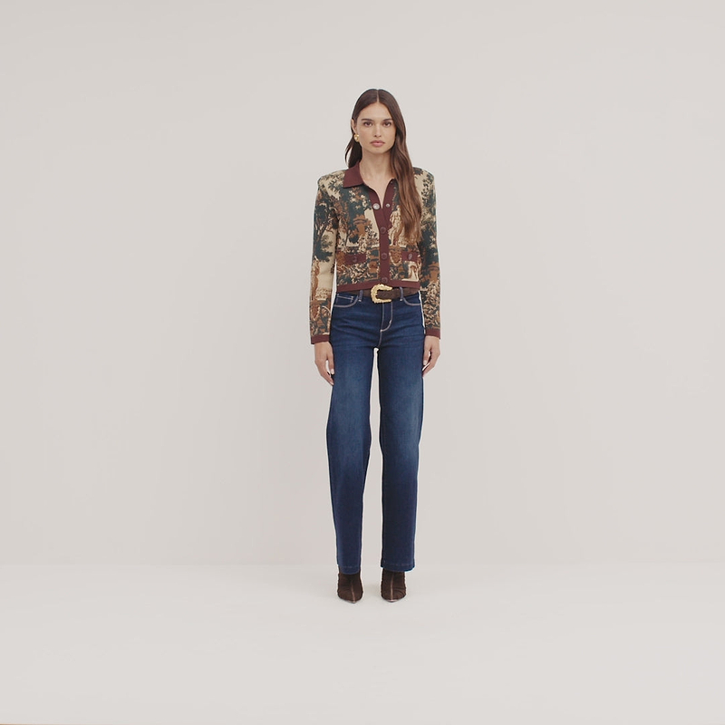 Cardigan en jacquard Osiris