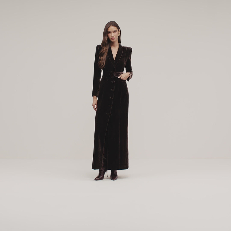 Raini Velvet Maxi Dress