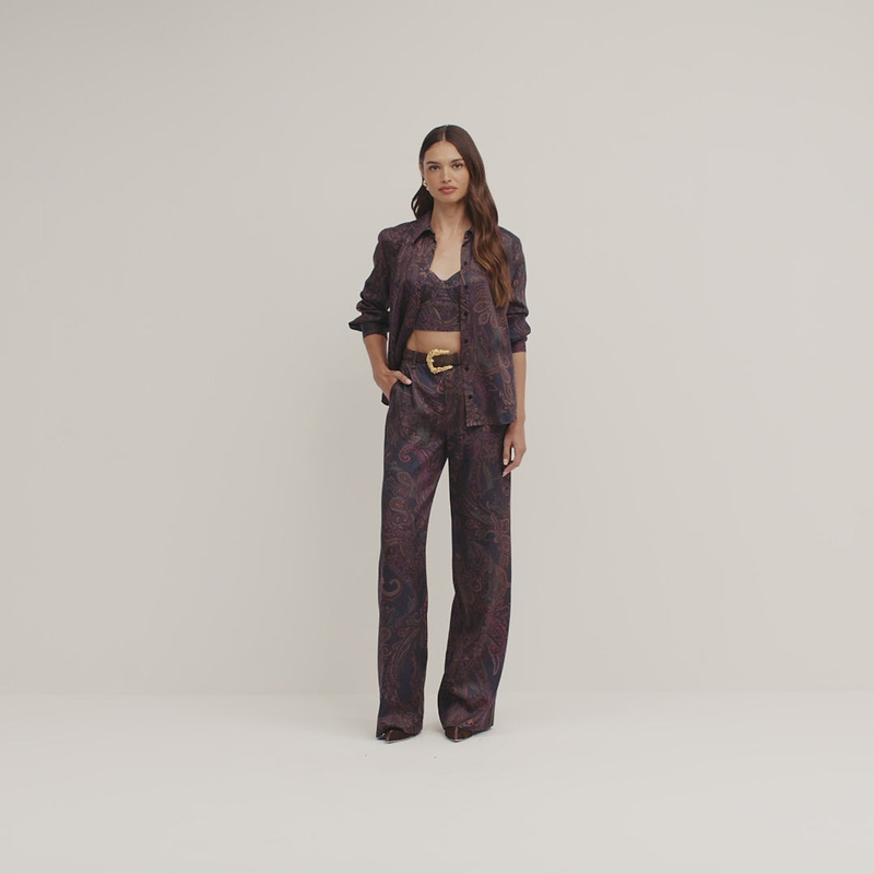 Camisa con botones Ellery