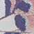 Abstract close-up of a surface with irregular navy blue, white, and light pink patches, creating a textured, painterly pattern.