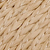 Close-up of beige braided rope or thick twine, showing its textured, woven fibers and detailed pattern.