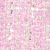Close-up view of a textured pink and white fabric with a woven, tweed-like pattern and visible threads creating a soft, slightly uneven surface.