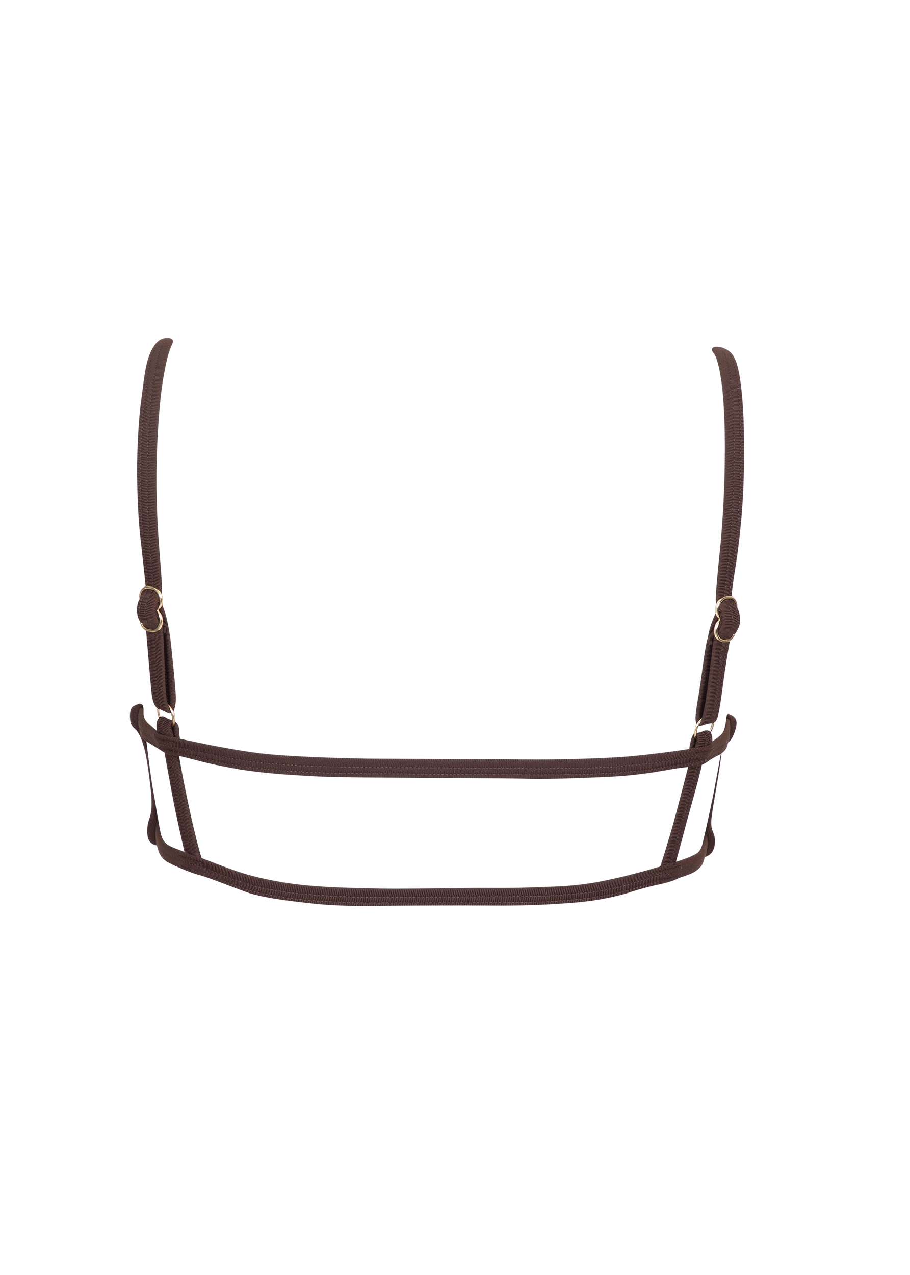 חזיות ספורט לנשים ISADORA DARK BROWN - TOP