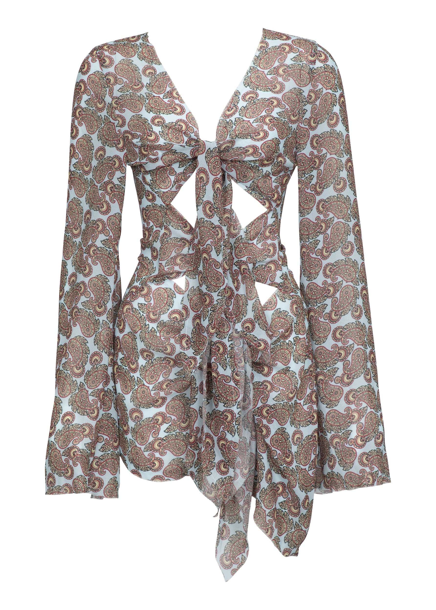 שמלות קיץ קלילות MACI POPSICLE PAISLEY - MINI DRESS
